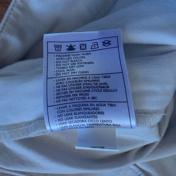 Nike Golf Pants Women's Size 6 S Khaki Tan Dri-Fit UV Protection Cropped - Picture 6 of 11